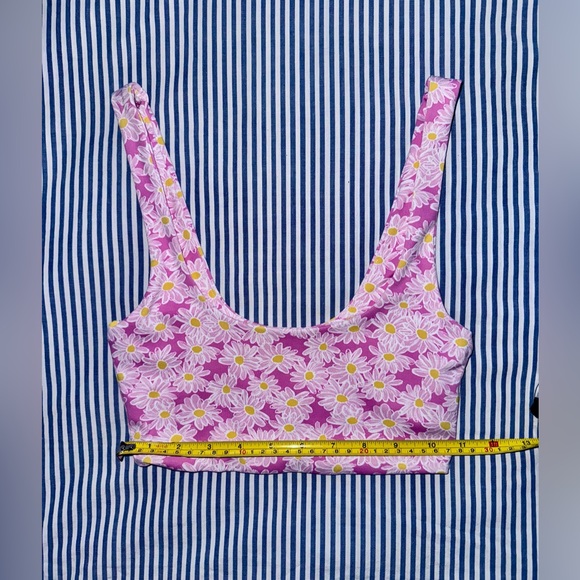ZARA US Small Pink Floral Bra Top - Picture 6 of 9